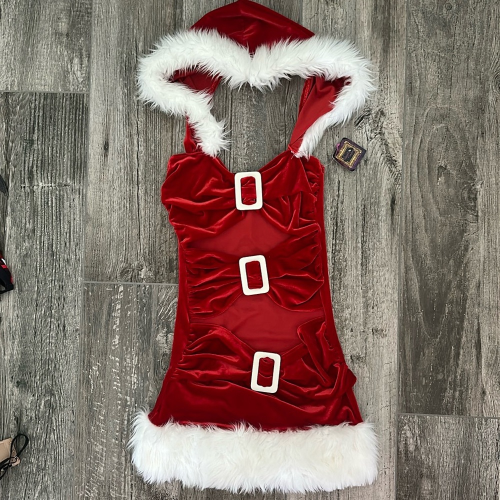 Hot sexy Santa’s little helper lingerie mini! Size M/L